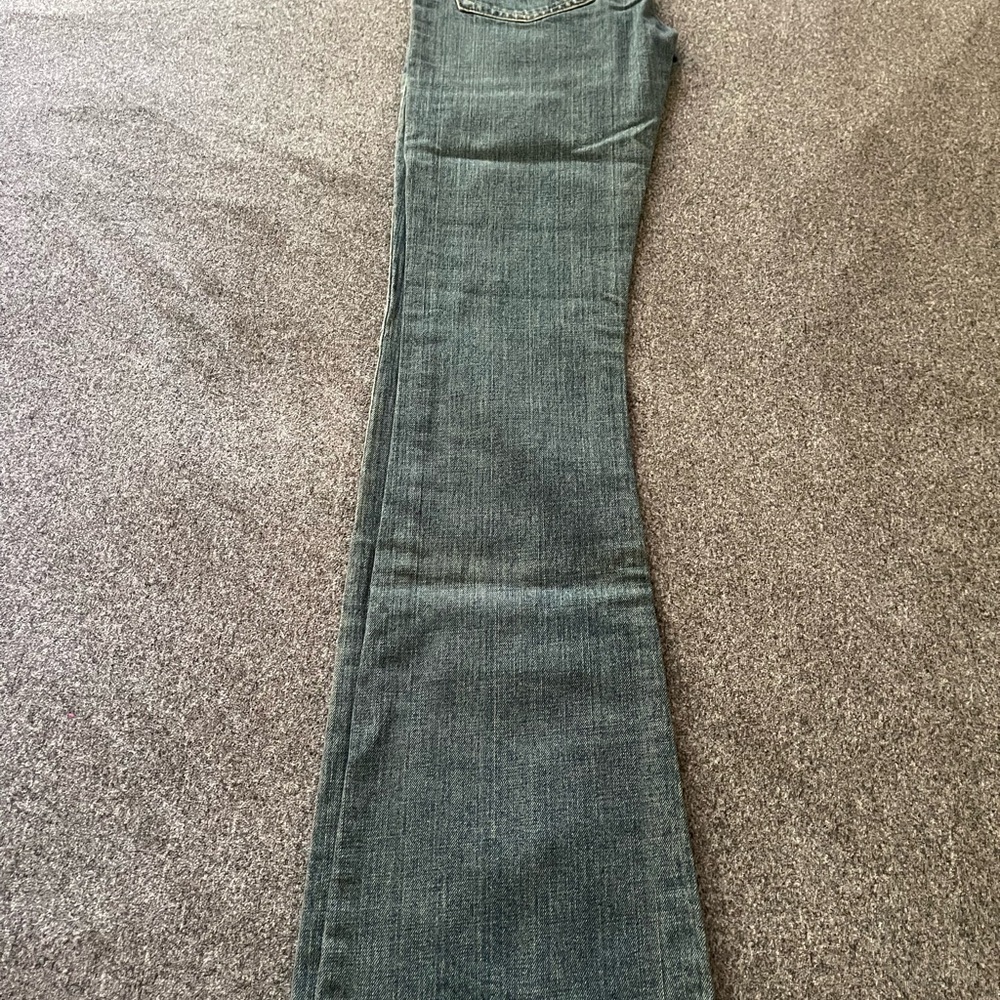 Vintage Y2K Abercrombie & Fitch Women Madison Flare Jeans Washed Blue NWT 2L